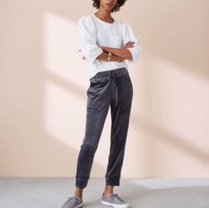 Lou & Grey Velour Joggers M EUC